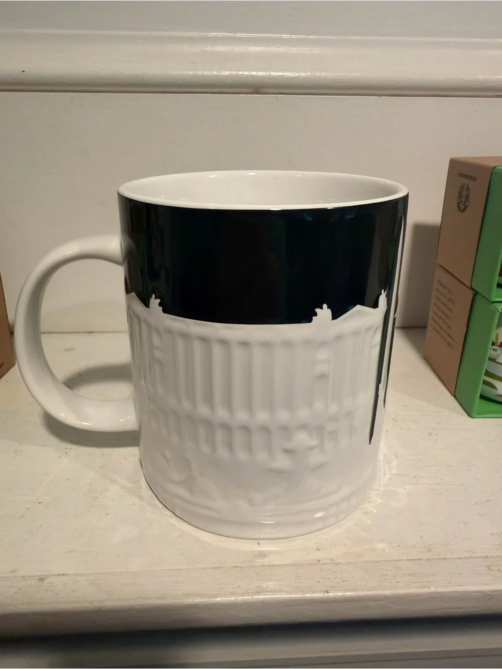 Starbucks 3 piece Paris Relief mug + 2 Ornaments (Paris and France)